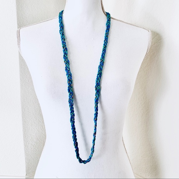 TALBOTS BRAIDED BEADS NECKLACE - Picture 9 of 10